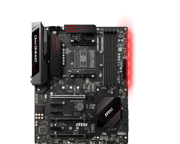 MSI X470 Gaming Pro, ATX moderkort