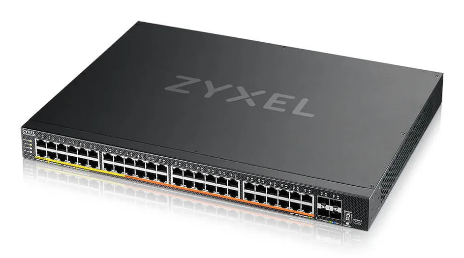 Zyxel XMG2230-52HP - Hallittava Layer 2/Layer 3 -kytkin, Musta