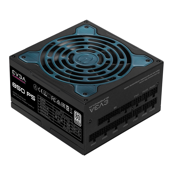 EVGA SuperNOVA P5 850W -virtal&auml;hde, 80 Plus Platinum