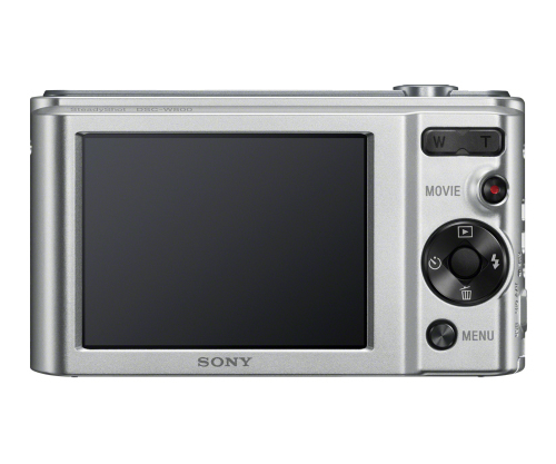 SONY DSCW800S digital camera 20M CCD 28mm 5x IS 2.7inch 720p silver