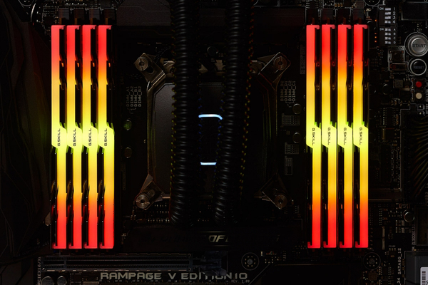 G.SKILL Trident Z RGB 64GB (8 x 8GB) DDR4 3200 MHz, CL16 Memory (XMP)