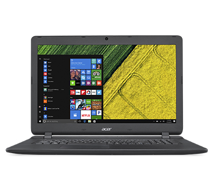 ACER Aspire ES1 Black | 17.3" HD | Intel Celeron N3350 1.10 GHz | 4 GB RAM | 1 TB HDD | Intel HD 500 | DVDRW | Windows 10