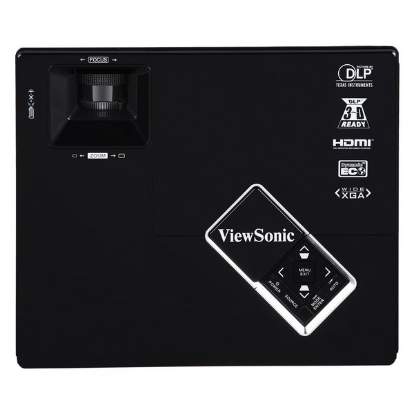 VIEWSONIC PJD5533W DLP projector 3Dready 3000 ANSILumens WXGA 1280x800 15000:1 HDMI 2xRGB in 1xRGB out 1xS-Video 1xComposite 2.1KG