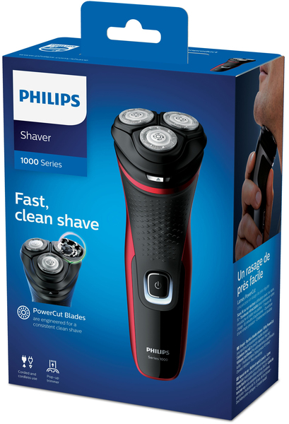 Philips Parranajokone kuiva-ajoon, Series 1000 - S1333