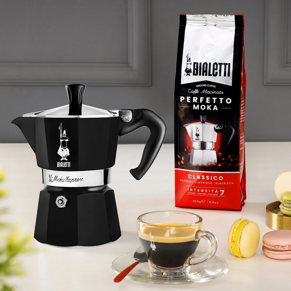 Bialetti Moka Express 1TZ - espressomachine, Nera