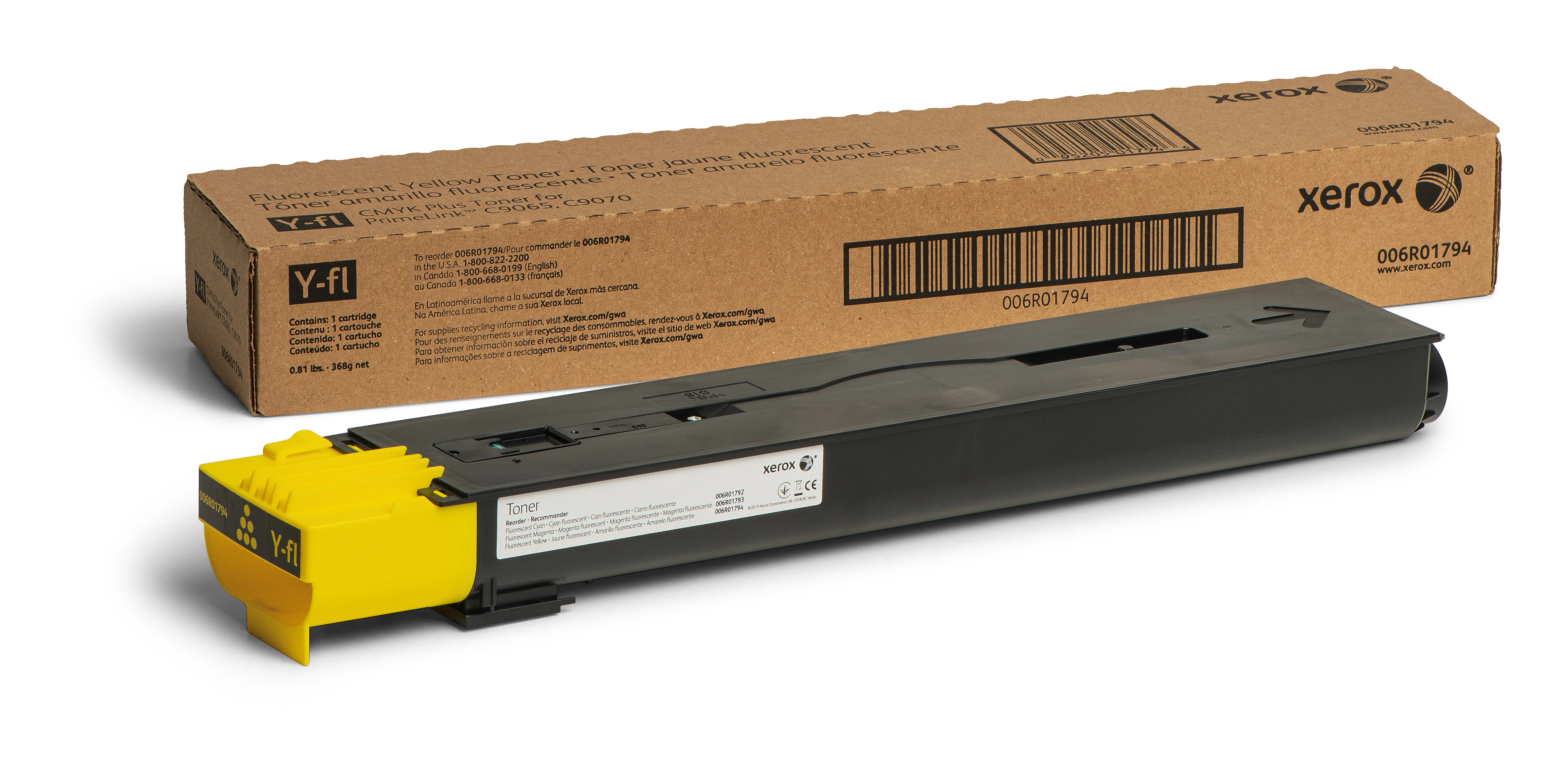 Xerox 006R01794 -laservärikasetti, fluoresoiva keltainen