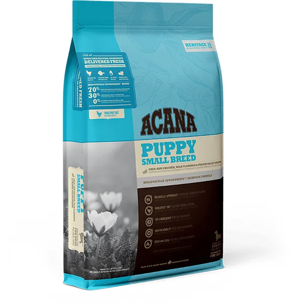 Acana Heritage Puppy Small Breed, Dry food for dogs, Grain Free, 2kg