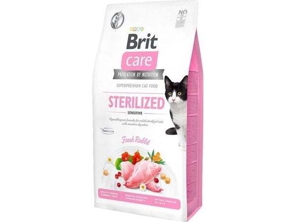 Brit Care Grain-Free Sterilized Sensitive, Kissan kuivaruoka, Adult, 400 g