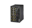 Cisco Industrial Ethernet 2000 Series - Kytkin - Hallinnoitu - 8 x 10/100 + 2 x combo Gigabit SFP - DIN-rail asennettava