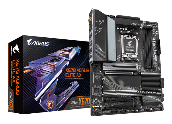 Gigabyte X670 AORUS ELITE AX ATX-emolevy