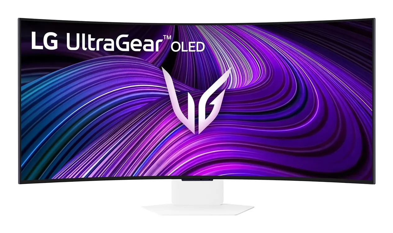 LG UltraGear 39GX90SA-W 39" UWQHD, OLED Curved Gaming Monitor with USB-C hub