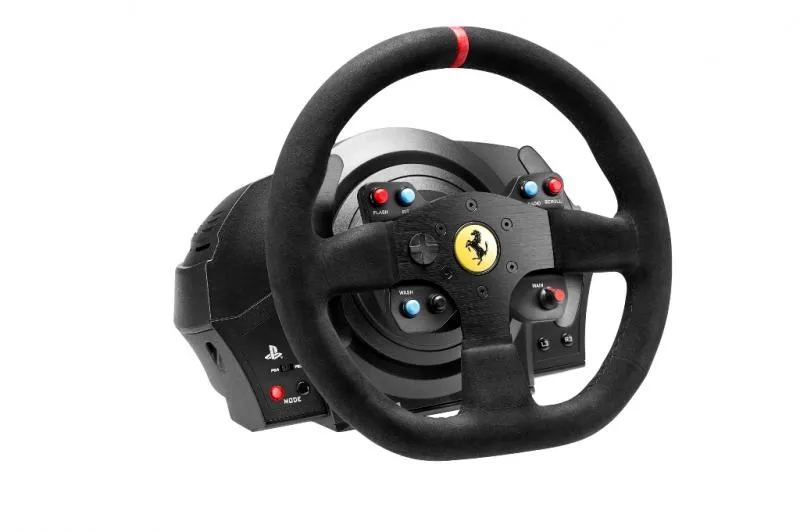 Thrustmaster T300 Ferrari Alcantara Edition - ratt + pedaler, PS4