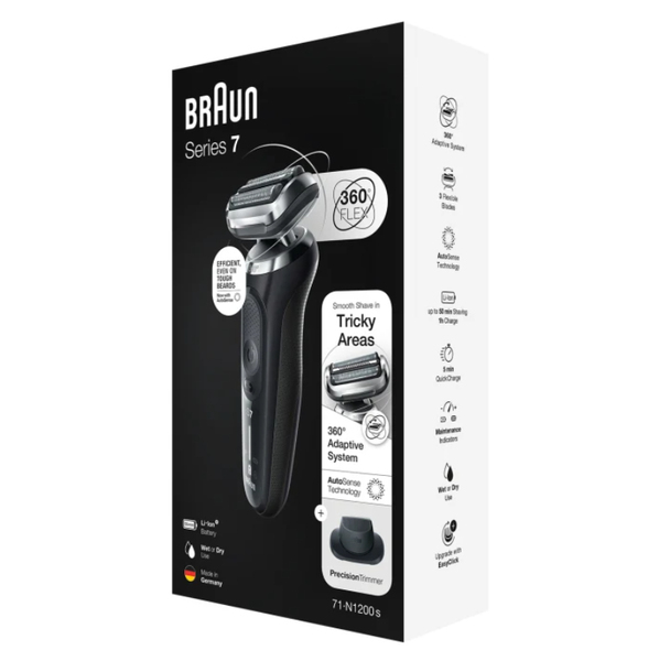 Braun Series 7 71-N1200s - shaver, Black
