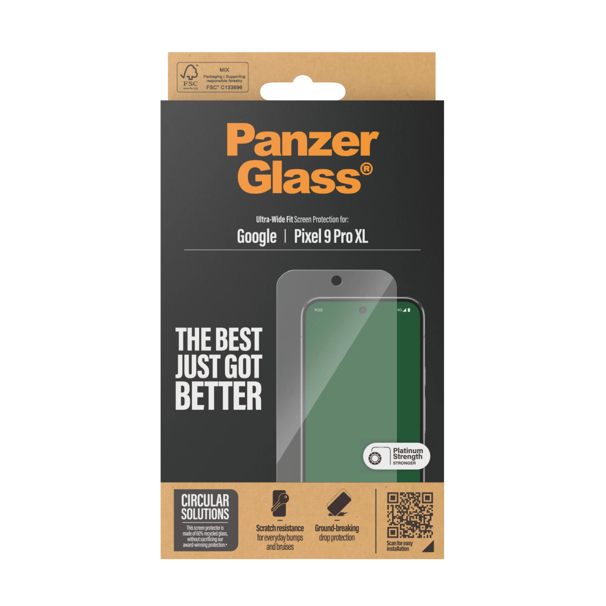 PanzerGlass Ultra-Wide Fit Google Pixel 9 Pro XL - Screen Protector PanzerGlass Ultra-Wide Fit Google Pixel 9 Pro XL - Screen Protector