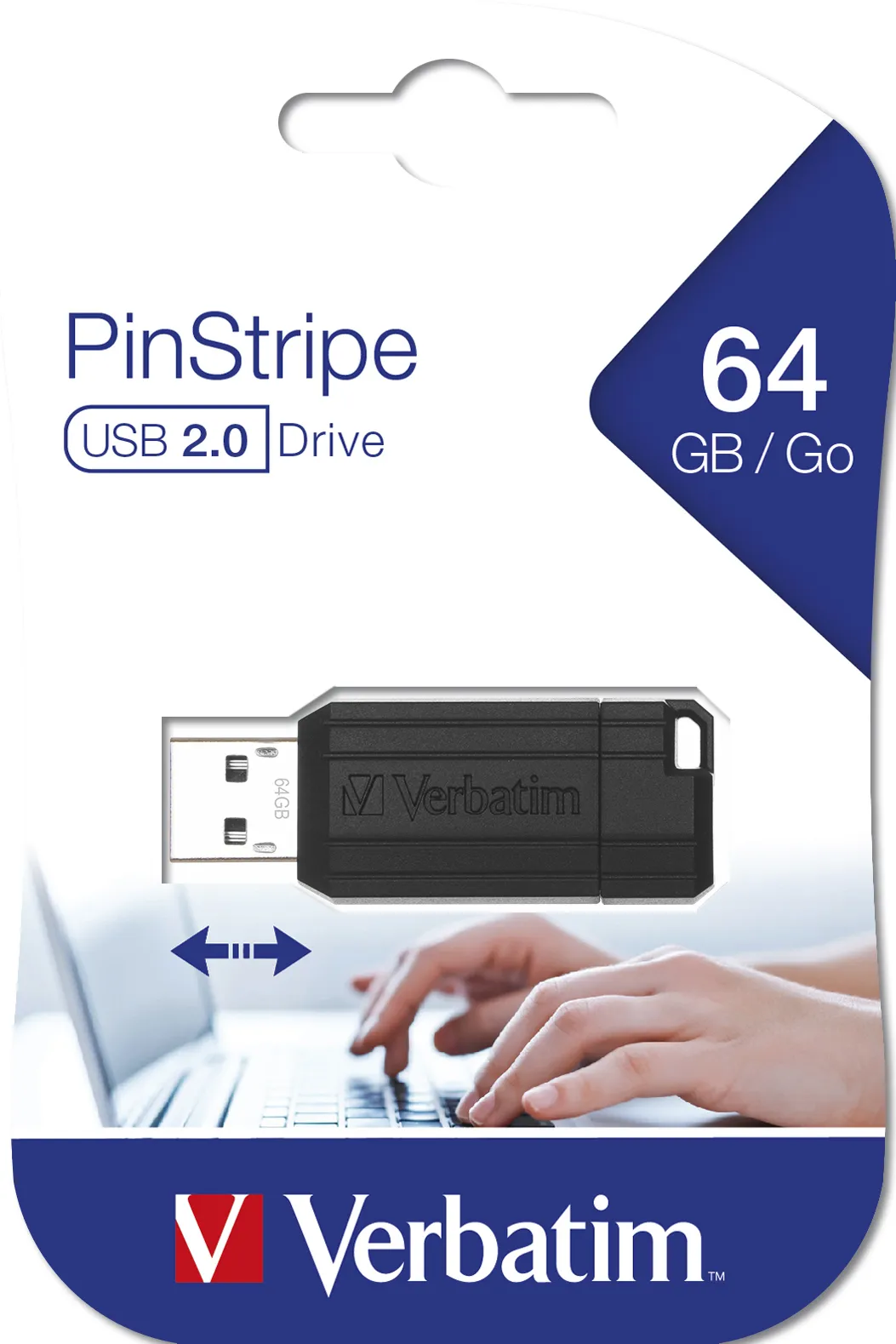 Verbatim 64 Gt Store'N'Go USB 2.0 -muistitikku, Musta