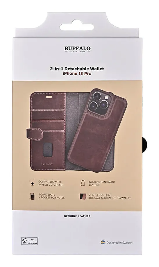 BUFFALO Mobilfodral Brun