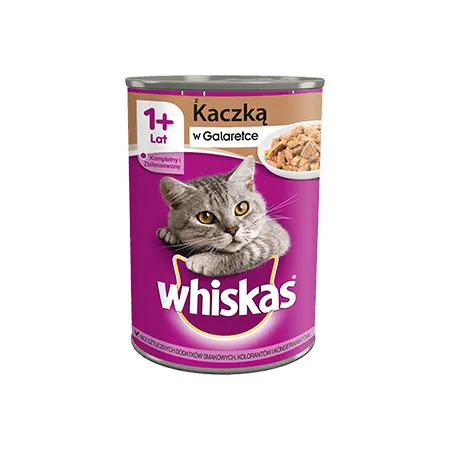 Whiskas Adult Duck, Kissan m&auml;rk&auml;ruoka, 400 g