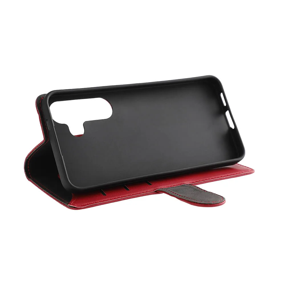 GEAR Wallet, Galaxy S24 - Wallet Case, Red
