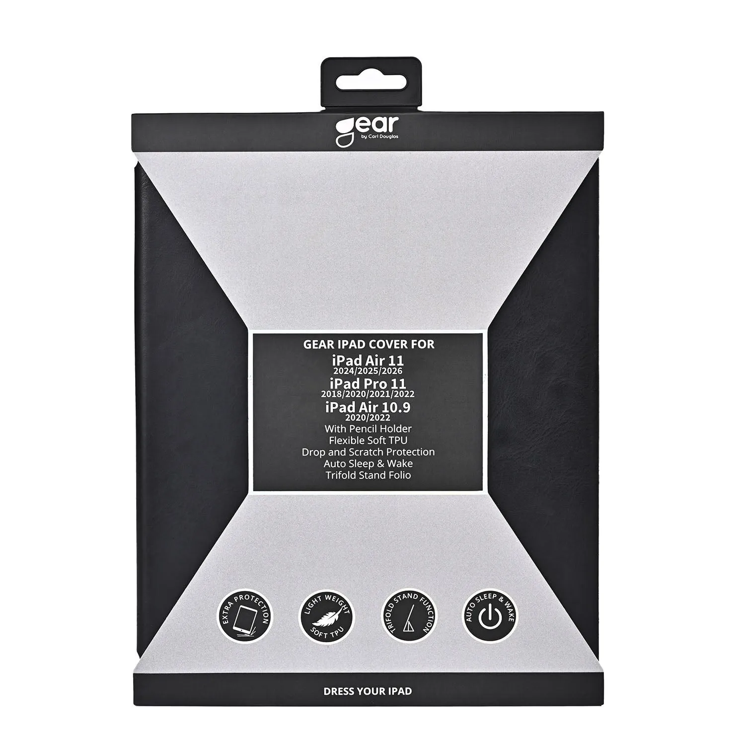 GEAR Tabletsuoja Harmaa iPad Air 10.9" 2020 Tilaa Apple Kyn&auml;lle