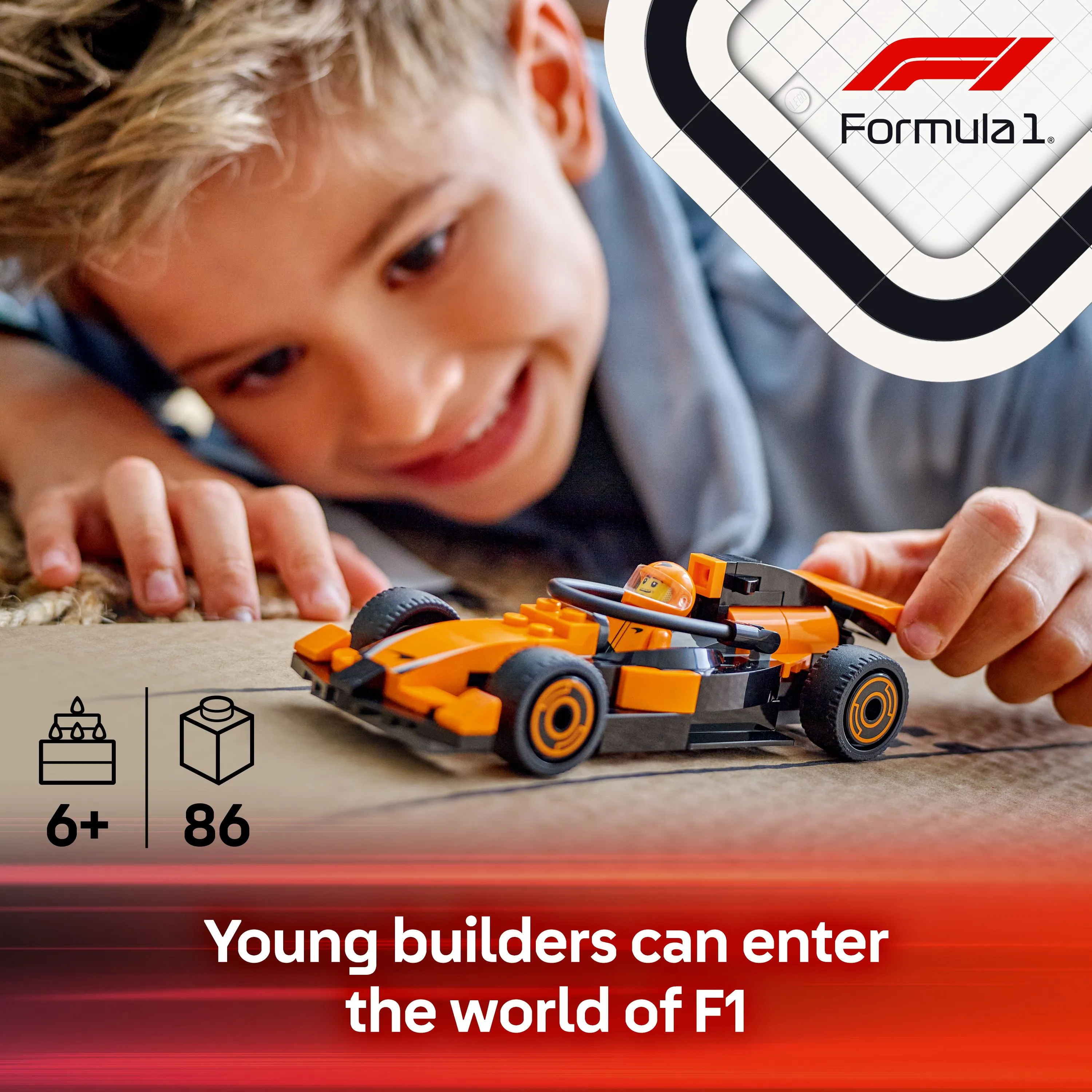 LEGO City F1-f&ouml;rare och McLaren racerbil 60442