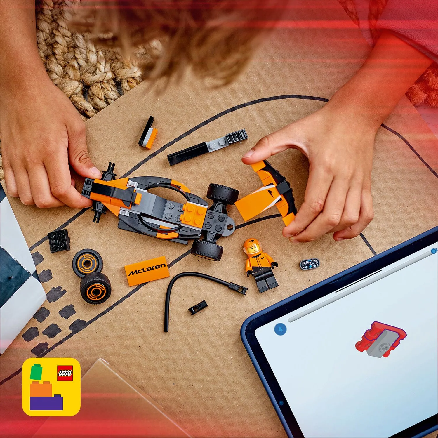 LEGO City F1-f&ouml;rare och McLaren racerbil 60442