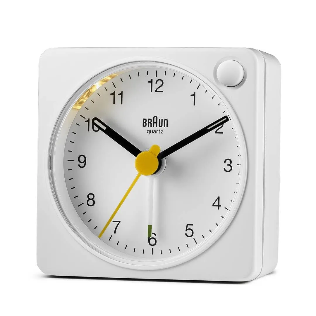 Braun BC 02 XW Analog v&auml;ckarklocka - Vit