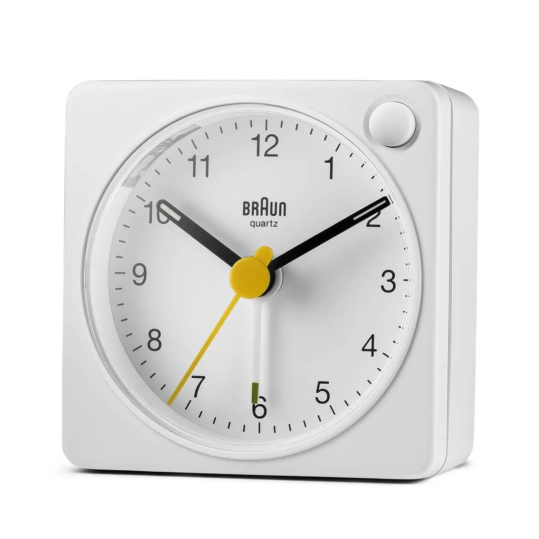 Braun BC 02 XW Analog v&auml;ckarklocka - Vit