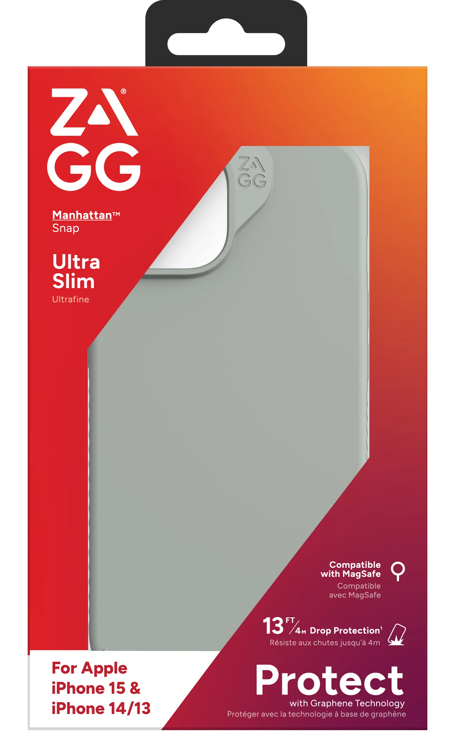 ZAGG Manhattan Snap iPhone 15/iPhone 14/13 Sage