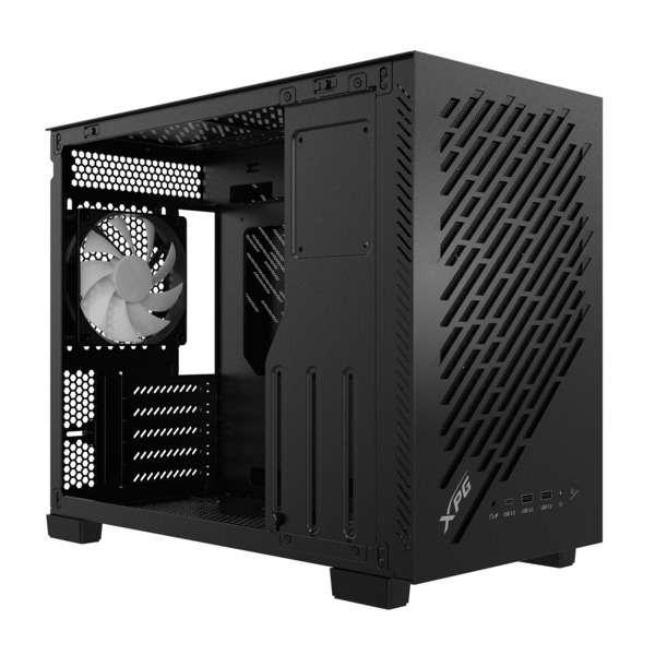 XPG VALOR AIR NANO Midi-Tower Case with RGB lighting, Black