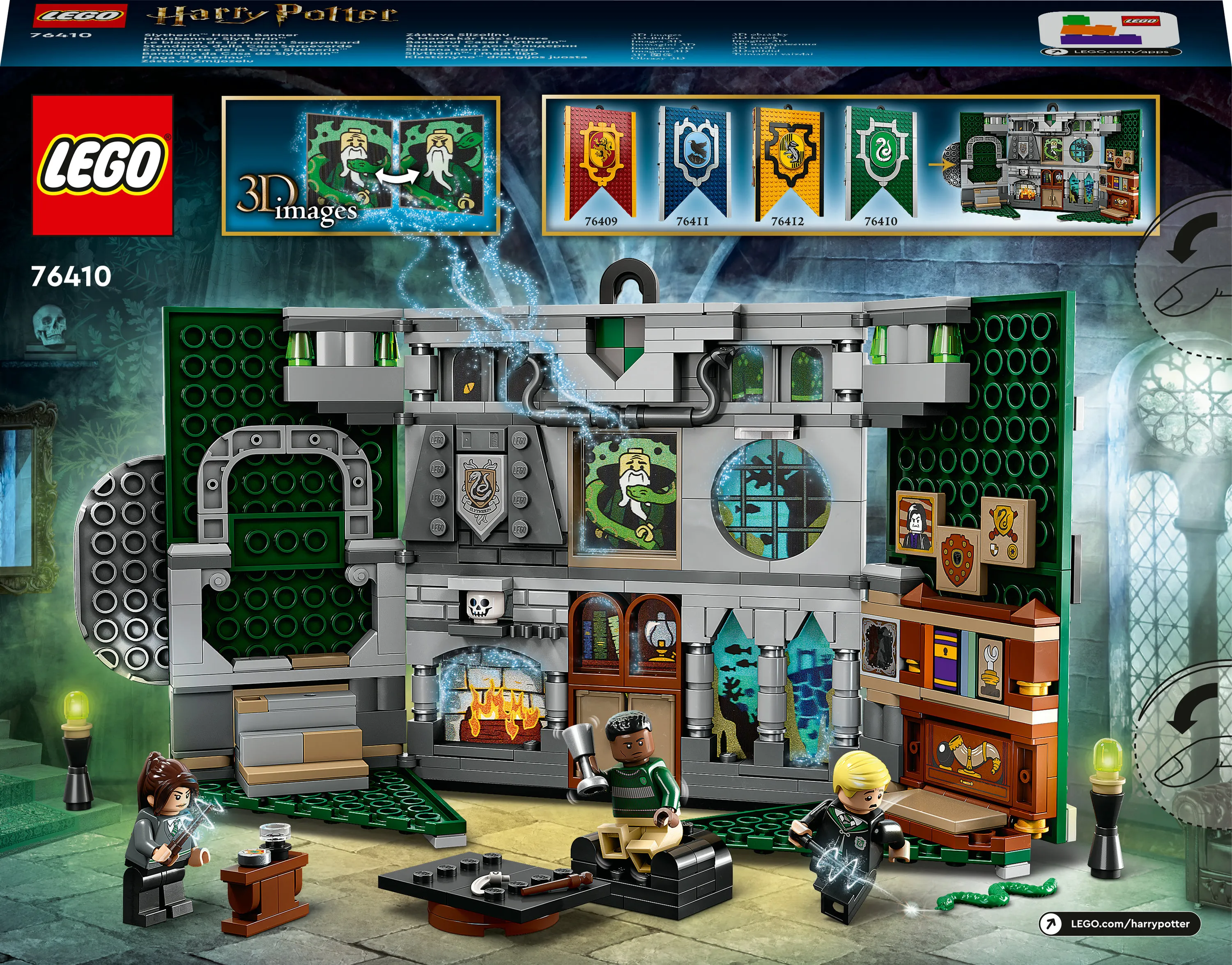 Lego Harry Potter Slytherin House Banner 76410