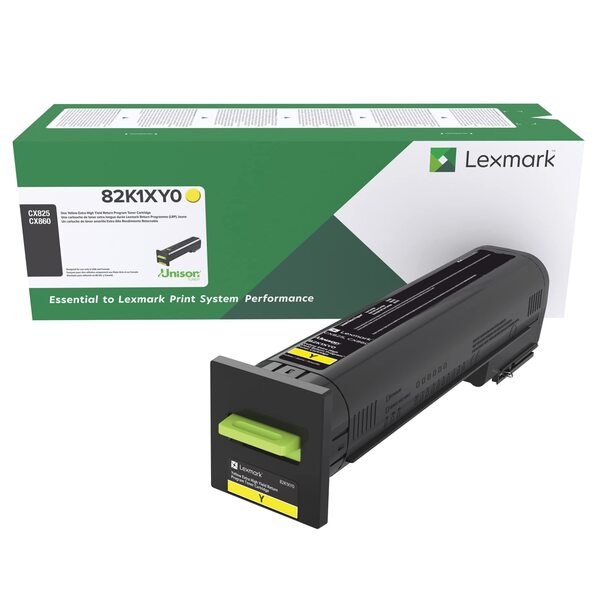 Lexmark 82K2UYE Ultra High Yield lasertoner, gul