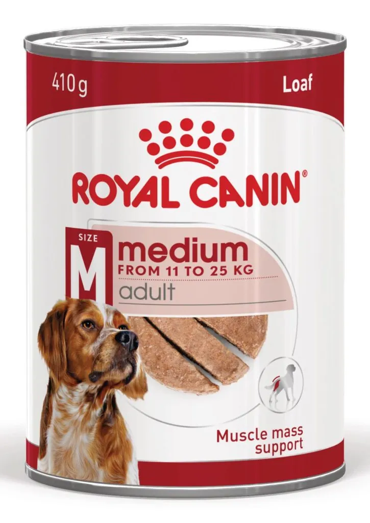 Royal Canin Medium Adult Loaf, Koiran m&auml;rk&auml;ruoka, 410 g