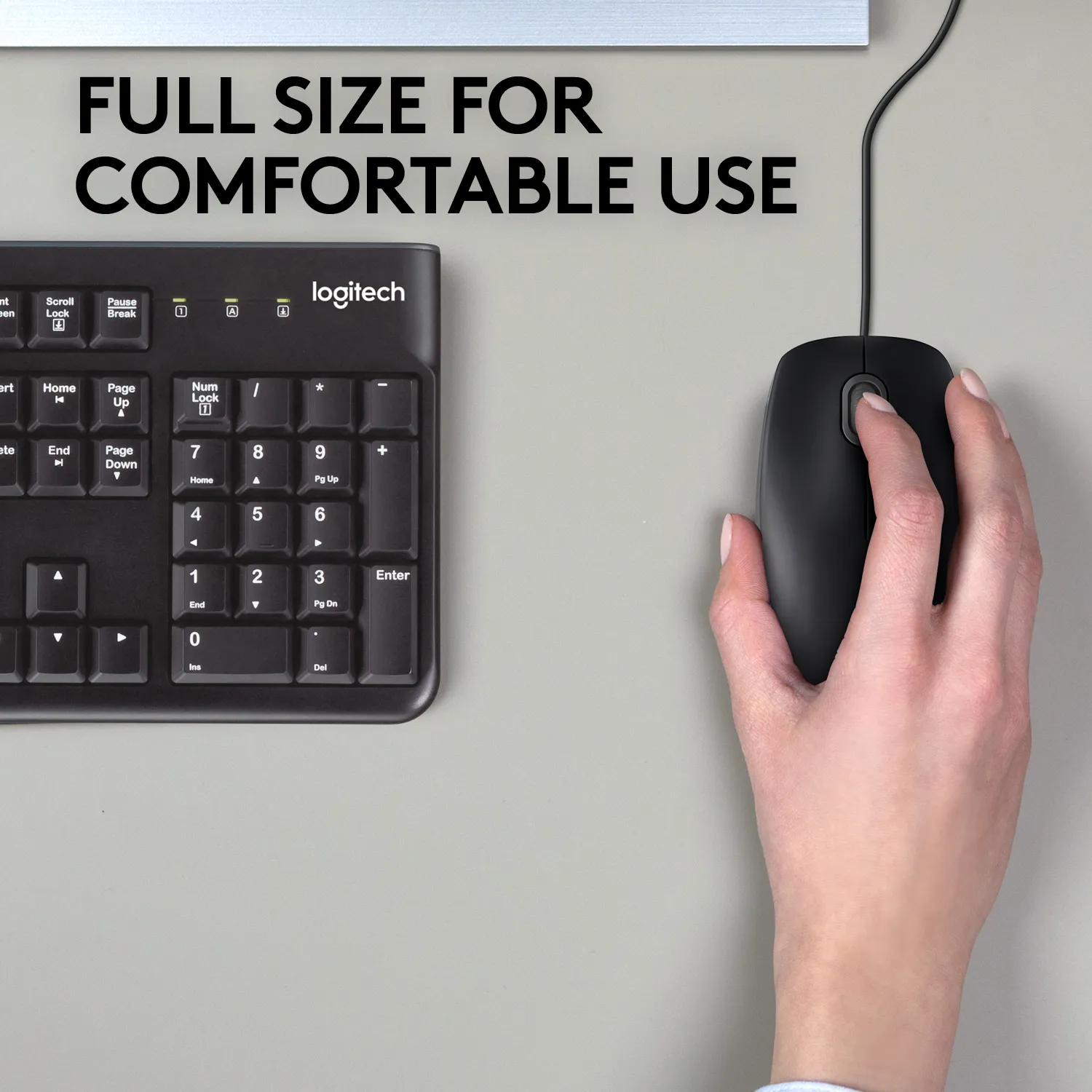Logitech B110 Silent - mouse, Black