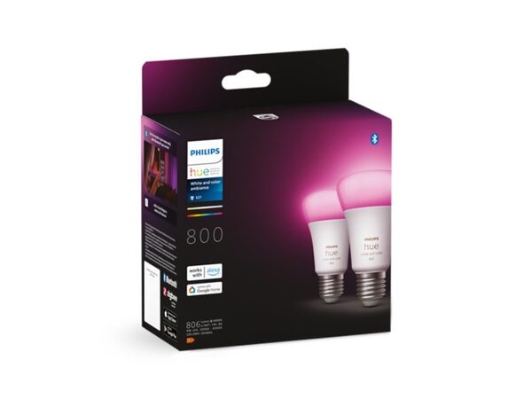 Philips HUE WCA 6.5W A60 E27 - 2P EU