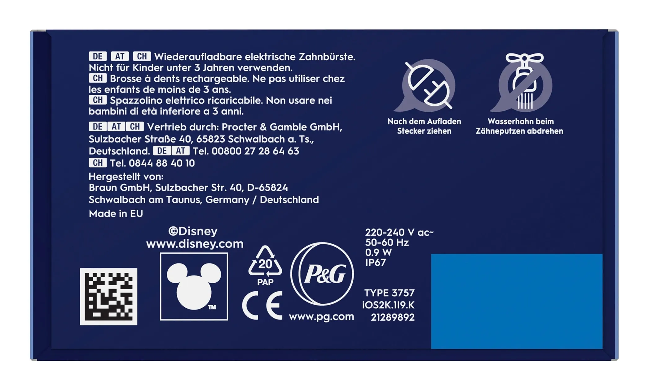 Oral-B iO Kids Stitch -s&auml;hk&ouml;hammasharja, Stitch