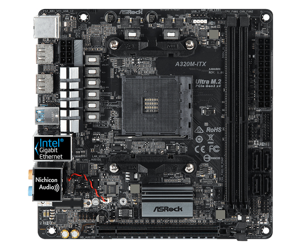 ASRock A320M-ITX Mini-ITX - motherboard