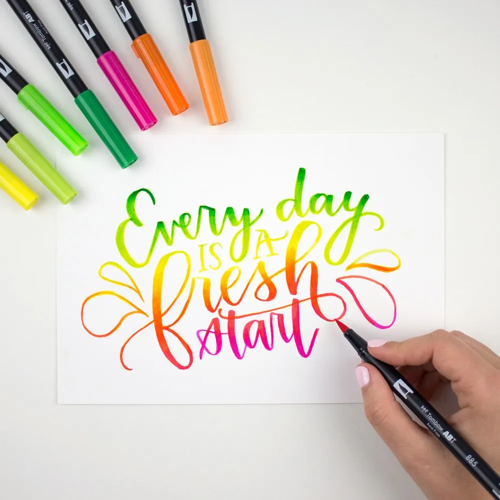 Marker Tombow ABT Dual Brush 12P-4 Portrait colours (12)