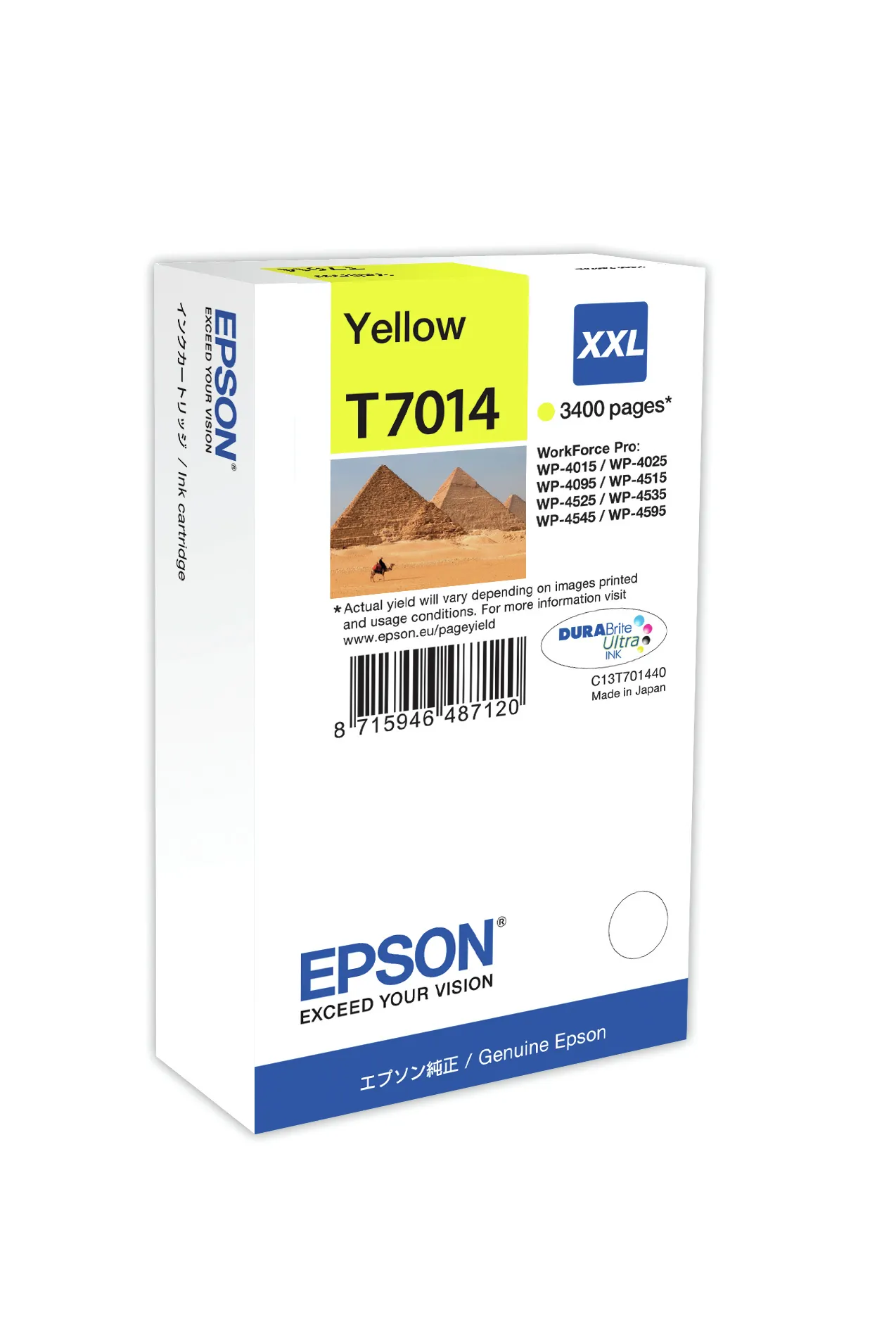EPSON YELLOW WP4000/4500 INK XXL