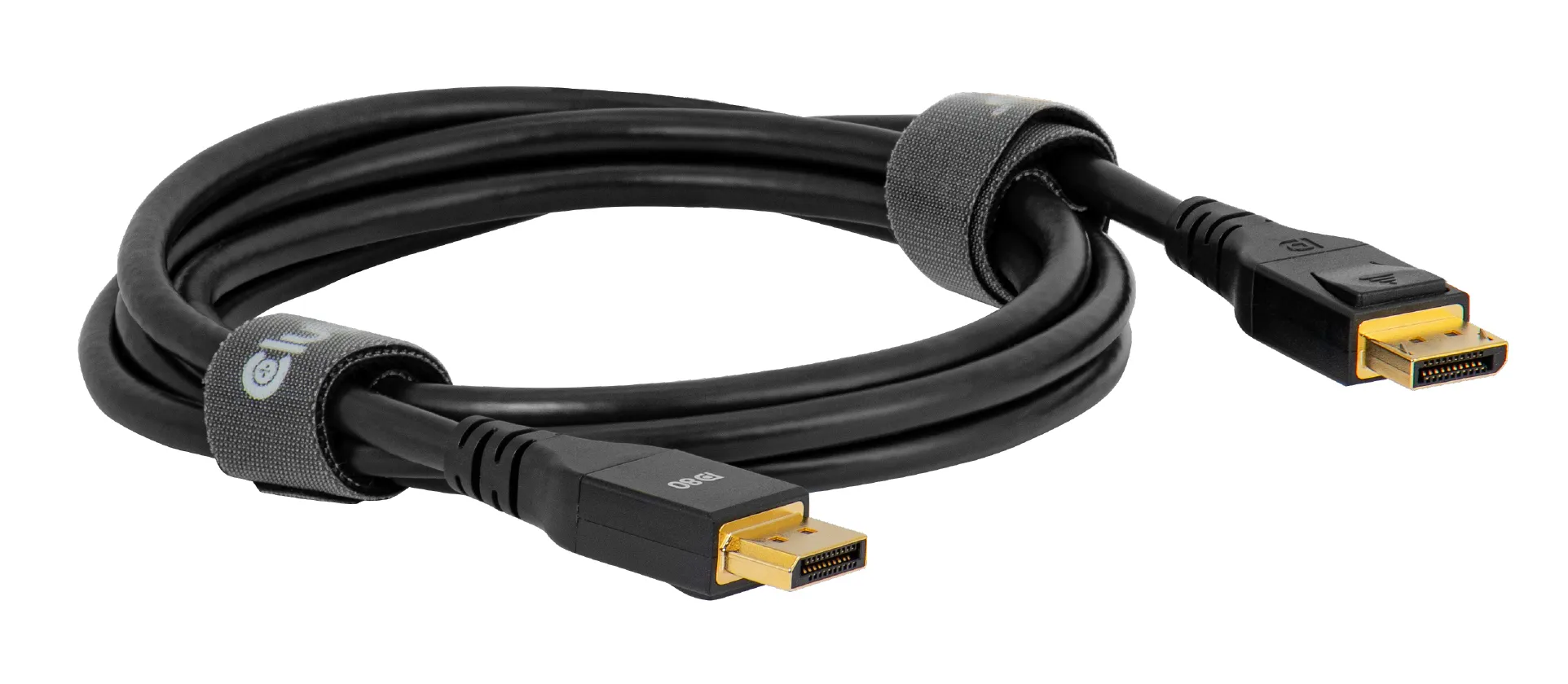 Club 3D DisplayPort 2.1 cable, HDR, 240 Hz, Braided, 2 m, Black