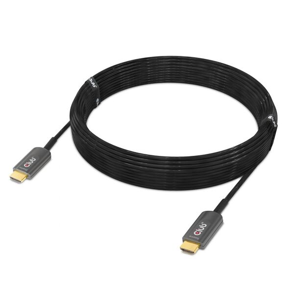 Club 3D CAC-1376 Ultra High Speed HDMI Active Optical cable, 8K, 10 m, Black