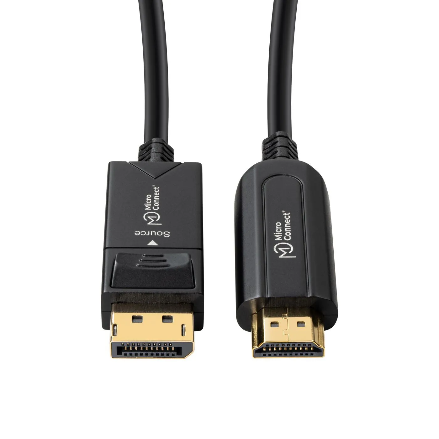 MicroConnect Active DisplayPort to HDMI Adapter Cable, 15 m, Black