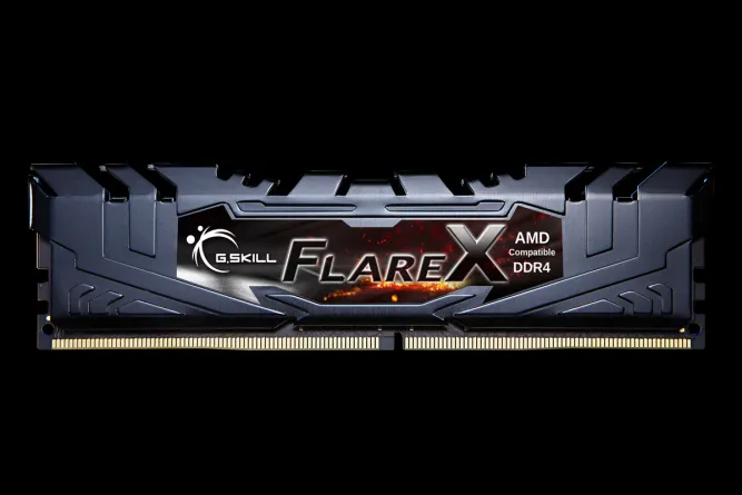 G.Skill Flare X AMD 16 Gt (2 x 8 Gt) DDR4 3200MHz, CL14 -muisti, Musta