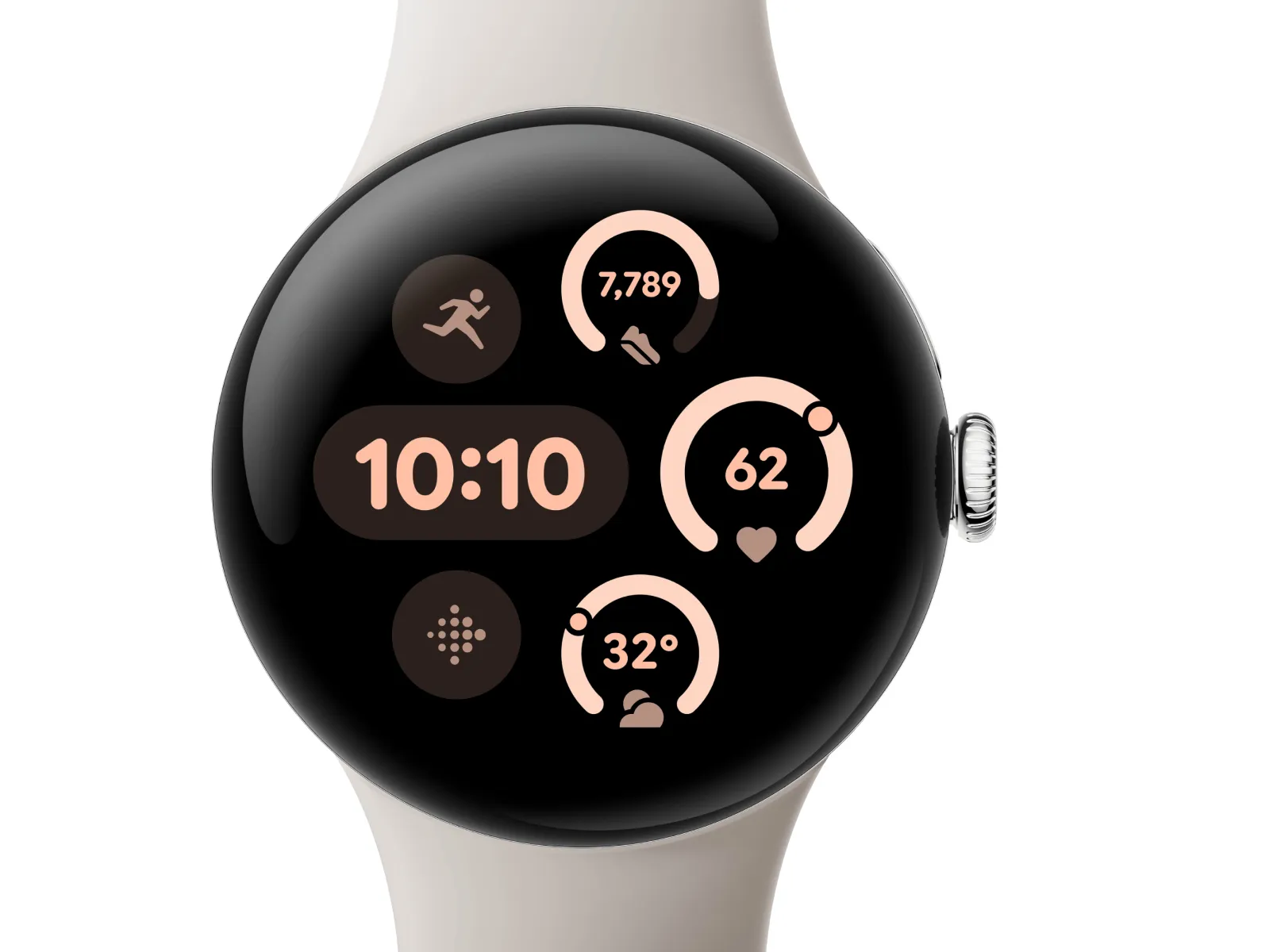 Google Pixel Watch 3 41mm smartklocka, porcelain