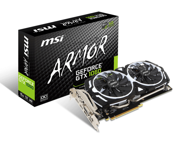 MSI GeForce GTX 1060 Armor 6GB - Graphics card