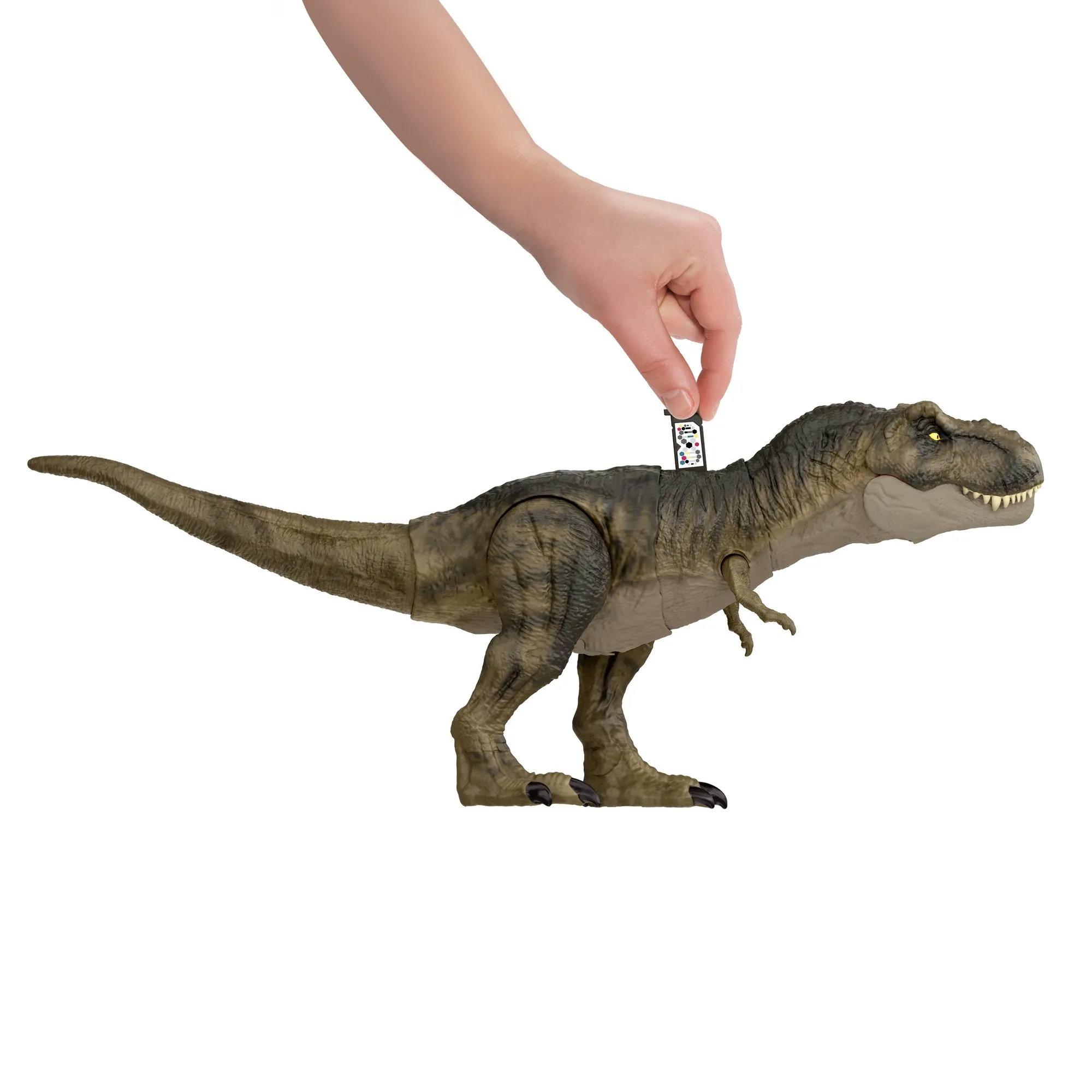 Mattel Jurassic World Thrash n devour Tyrannosaurus Rex, play figure