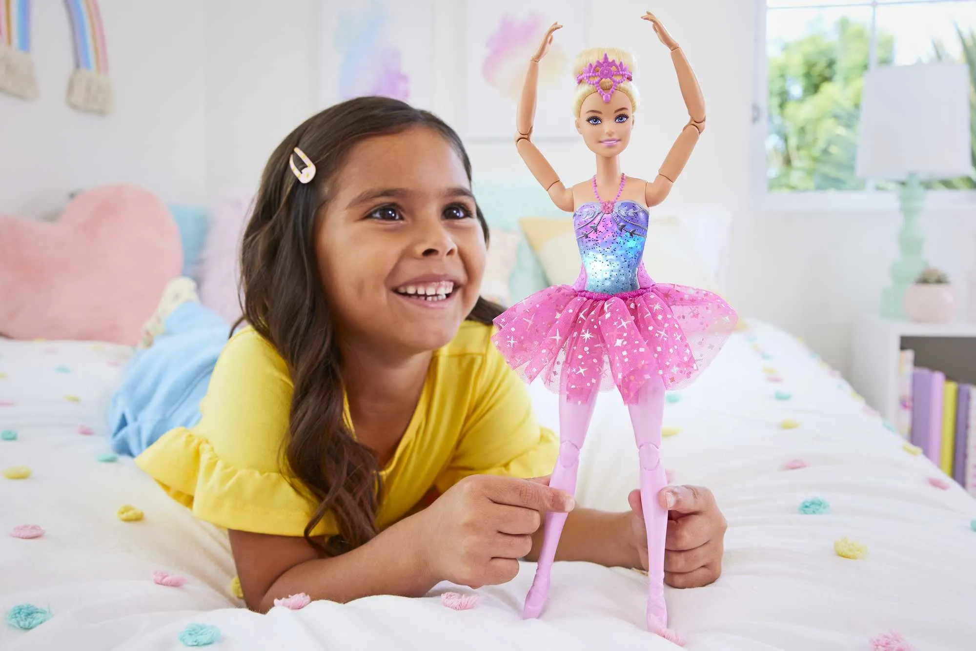 Mattel Barbie Dreamtopia Magic Light Ballerina Doll