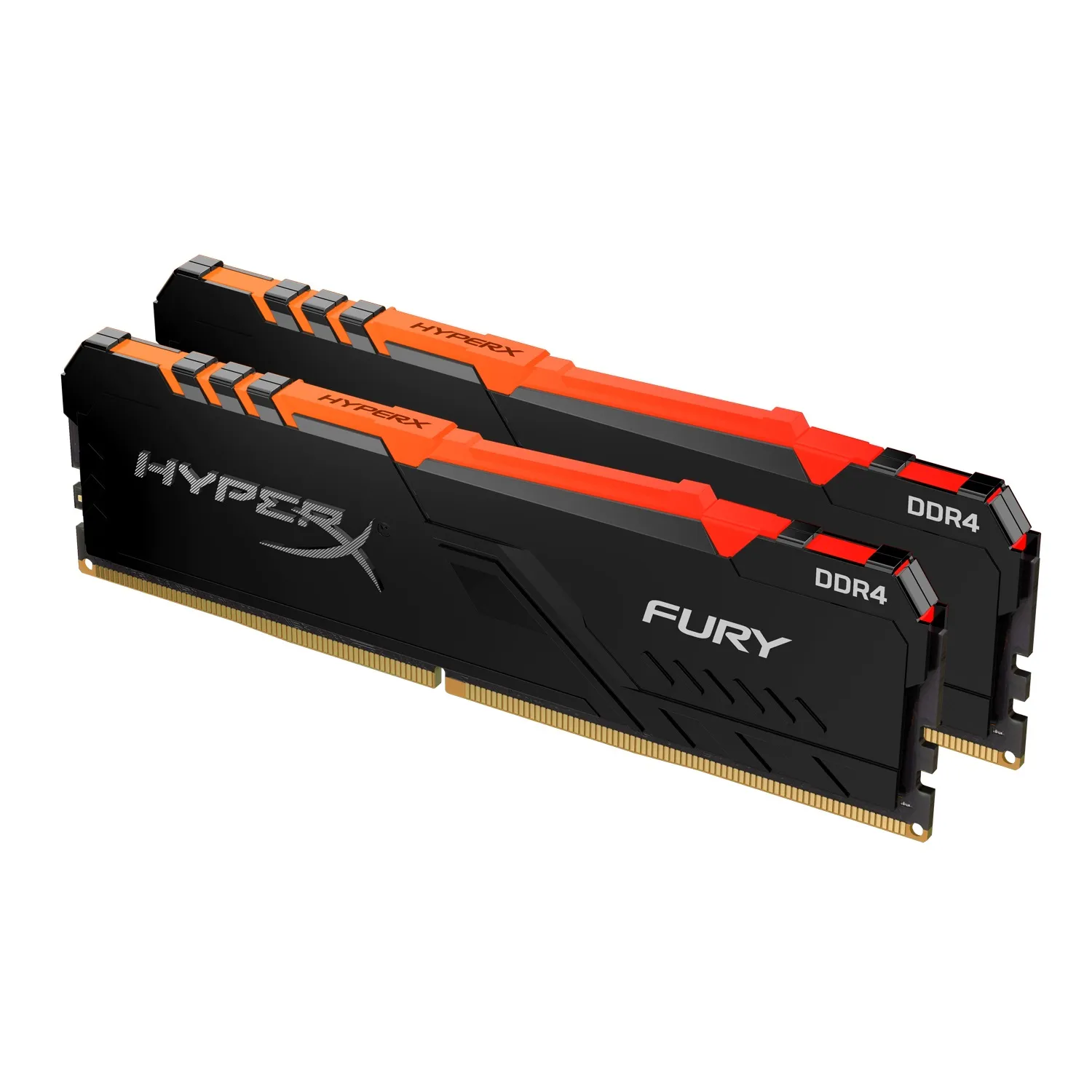 Kingston HyperX Fury RGB 32 GB (2 x 16 GB) DDR4 2400 MHz, CL15 minne (XMP)
