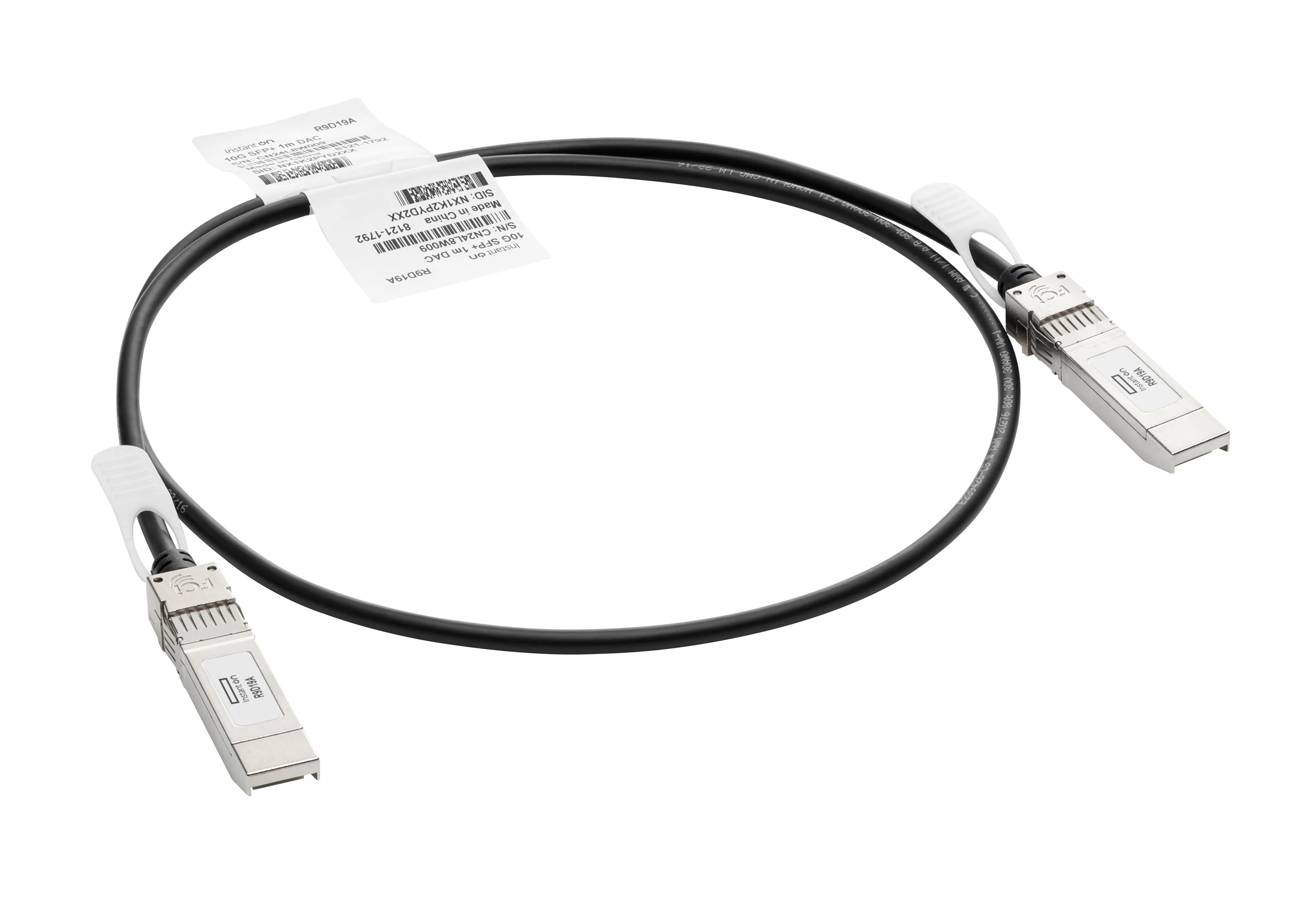 HPE Aruba Instant On DA Copper Cable 10Gbit/s SFP+ to SFP+ 1m Revision A