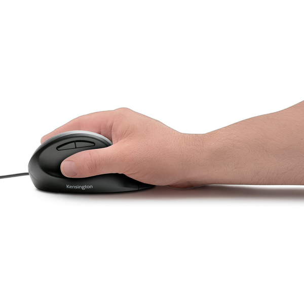 Kensington Pro Fit Ergo -langallinen ergonominen hiiri, musta