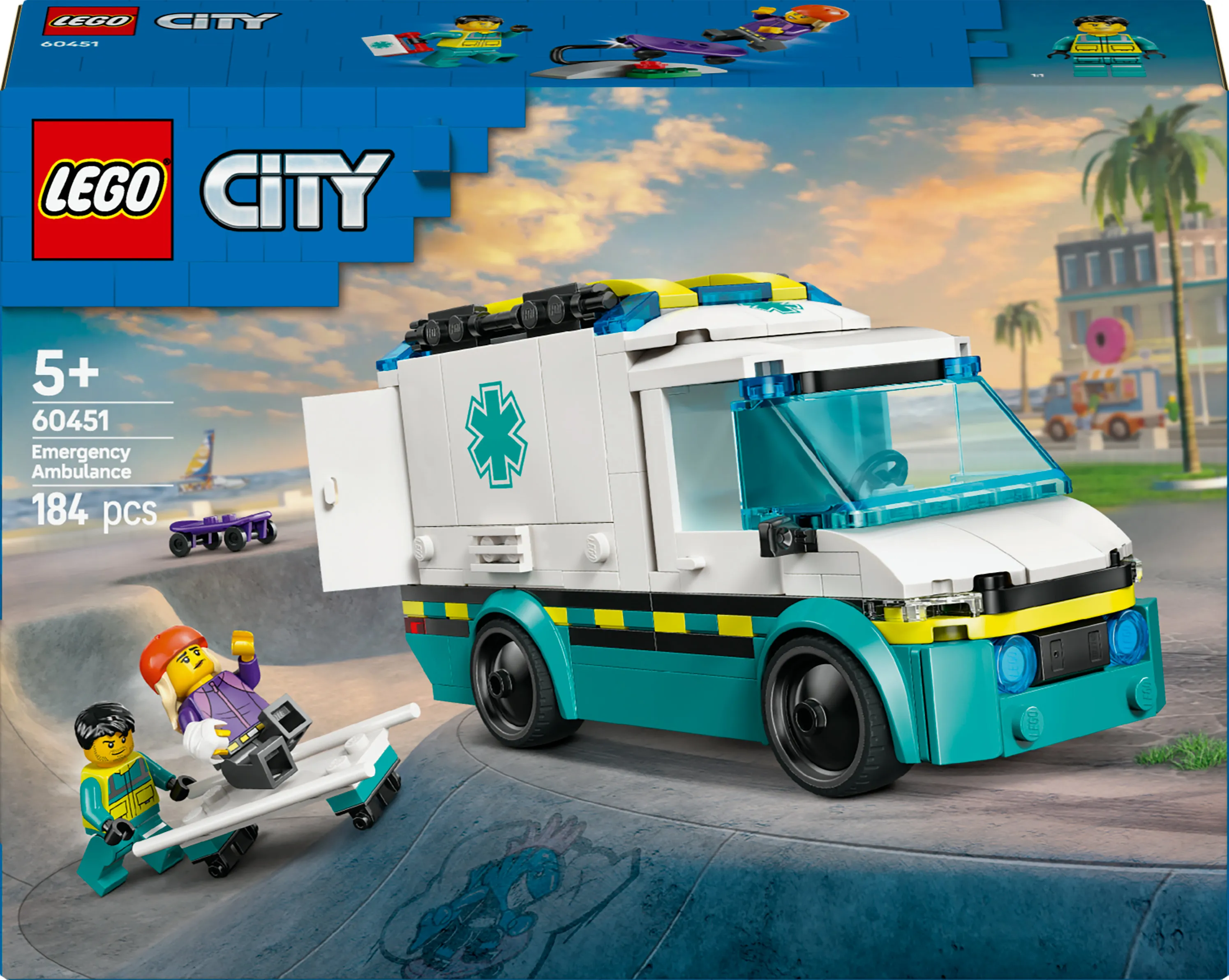 LEGO City Ambulanssi hälytysajoihin 60451 LEGO City Ambulanssi hälytysajoihin 60451
